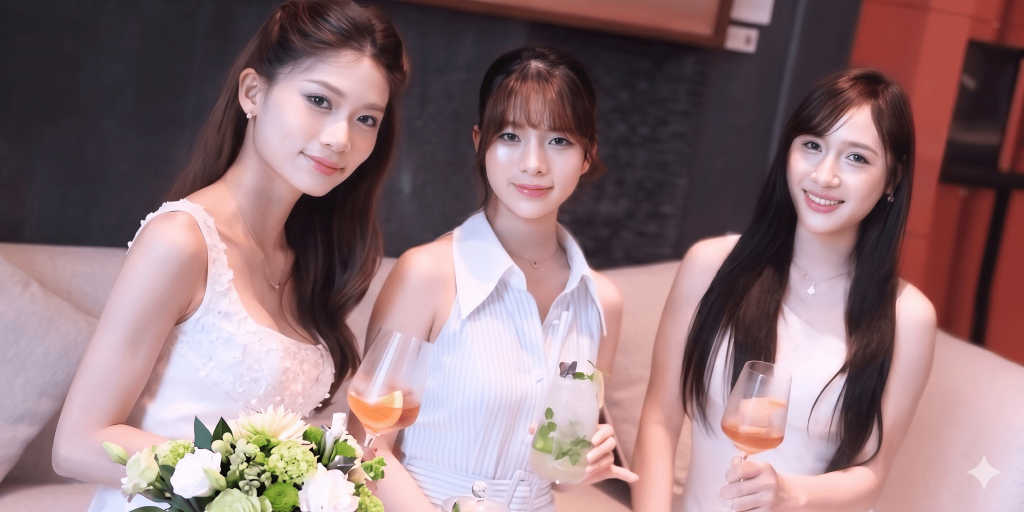 ハノイ・リンラン通りの日本式カラオケガールズバー Club CRYSTAL クリスタルハノイのメインビジュアル